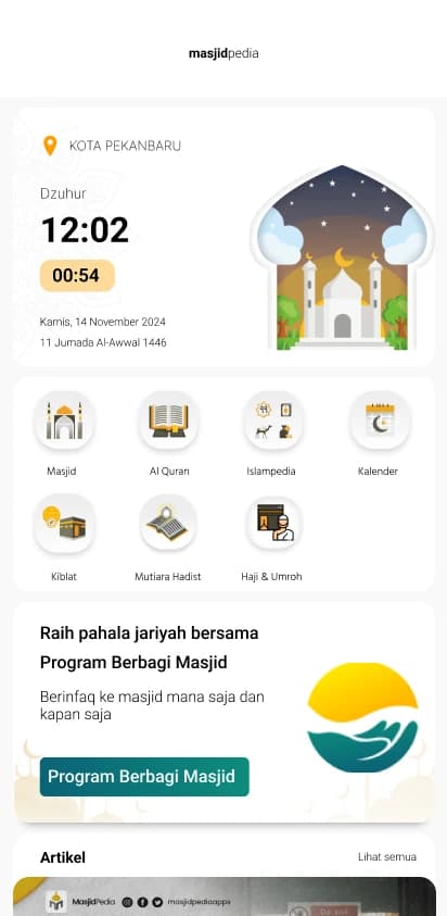 Mockup MasjidPedia